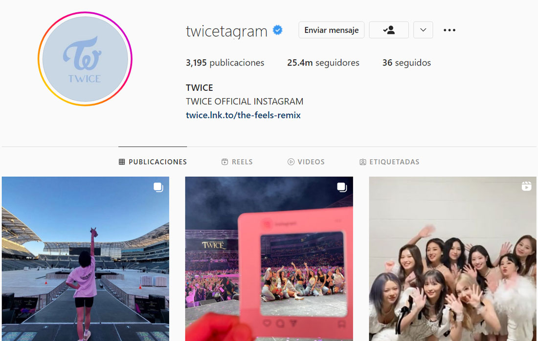 twice en instagram