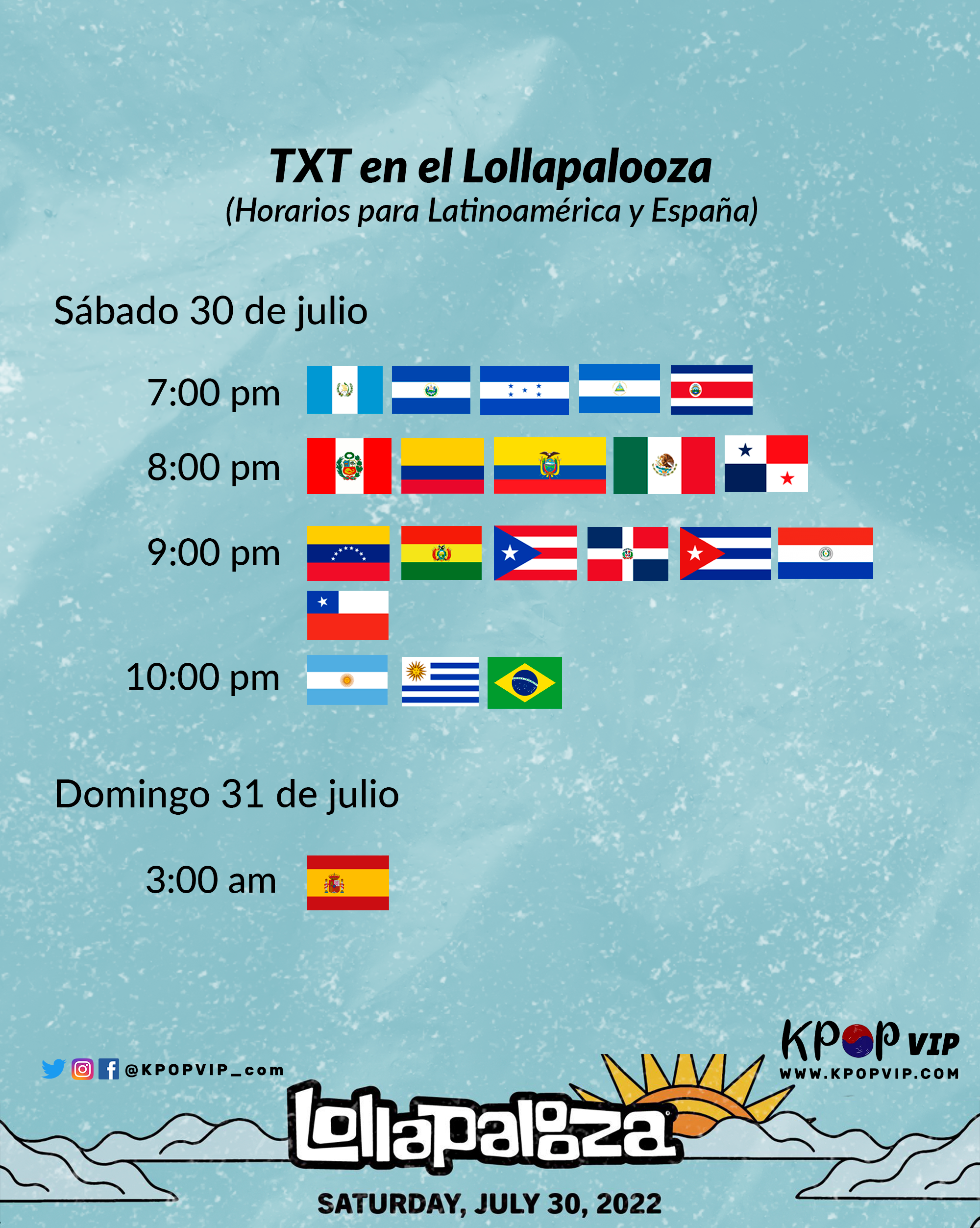 TXT en el Lollapalooza 2022