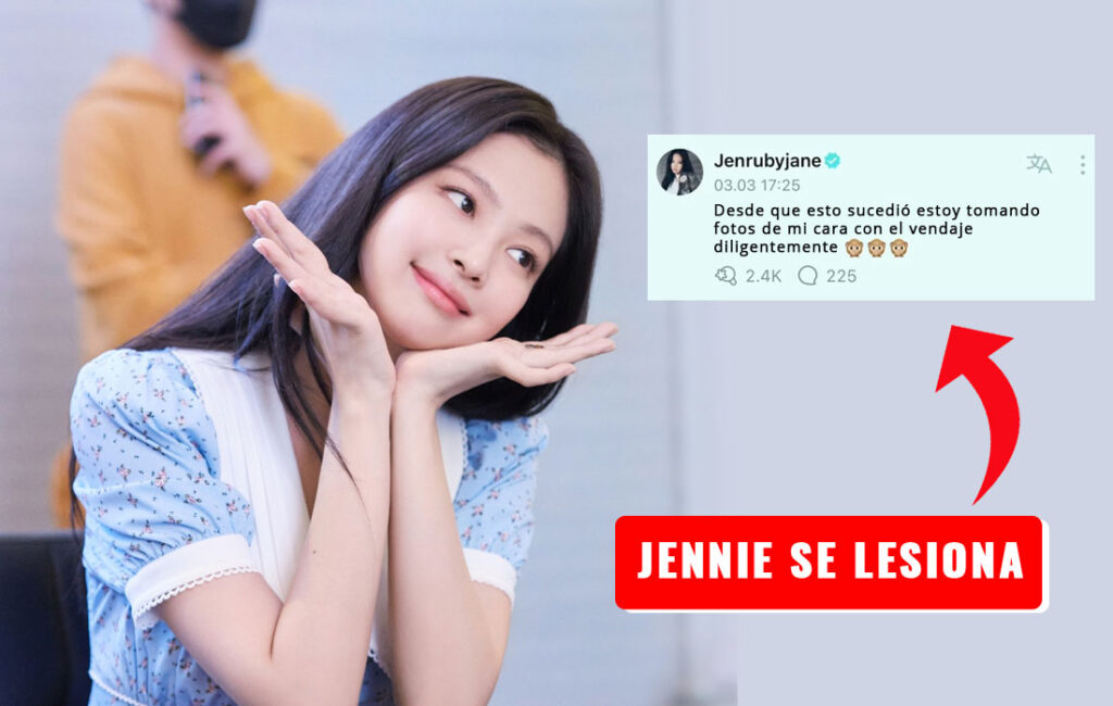 Jennie sufrió una lesión