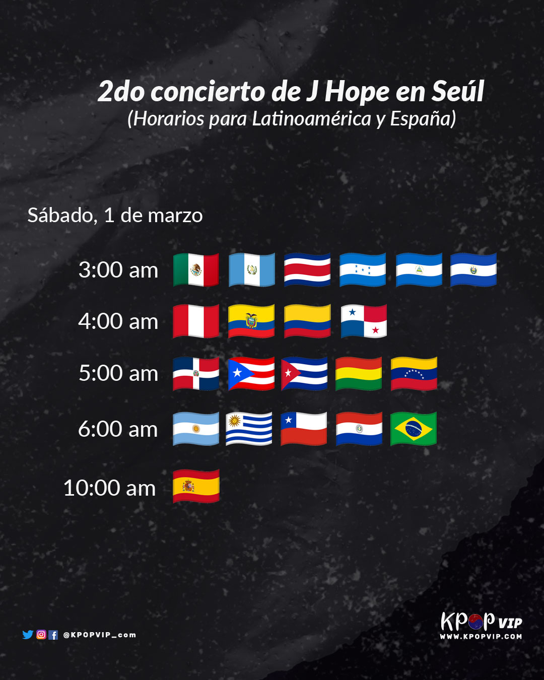concierto de J Hope en Seúl