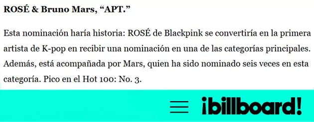 nominaciones Grammy 2026